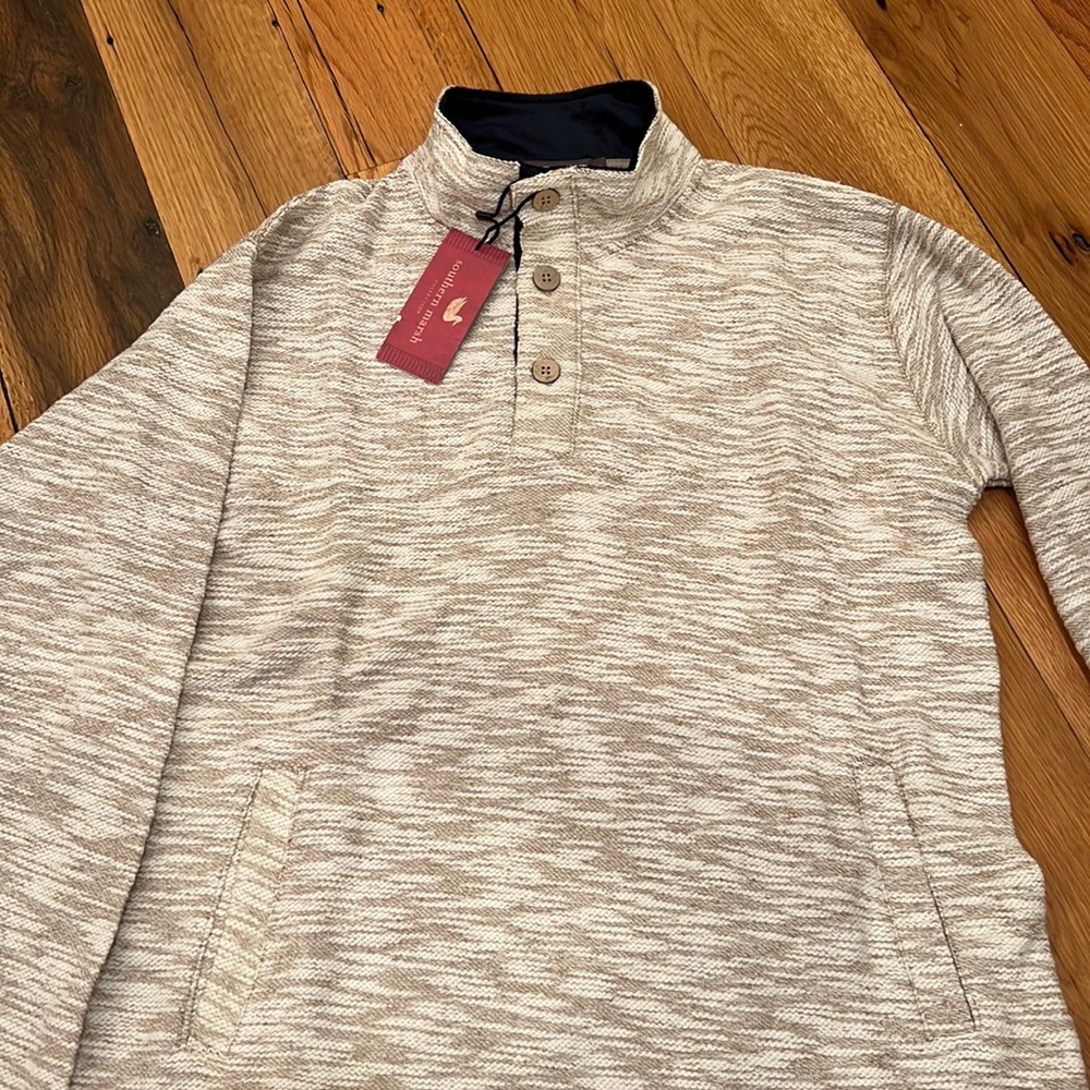 NWT. three quarter button up